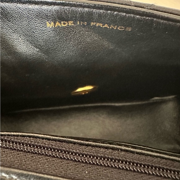 Vintage Chanel Flap Bag Mini Square Lambskin Black 1996 - Picture 10 of 13